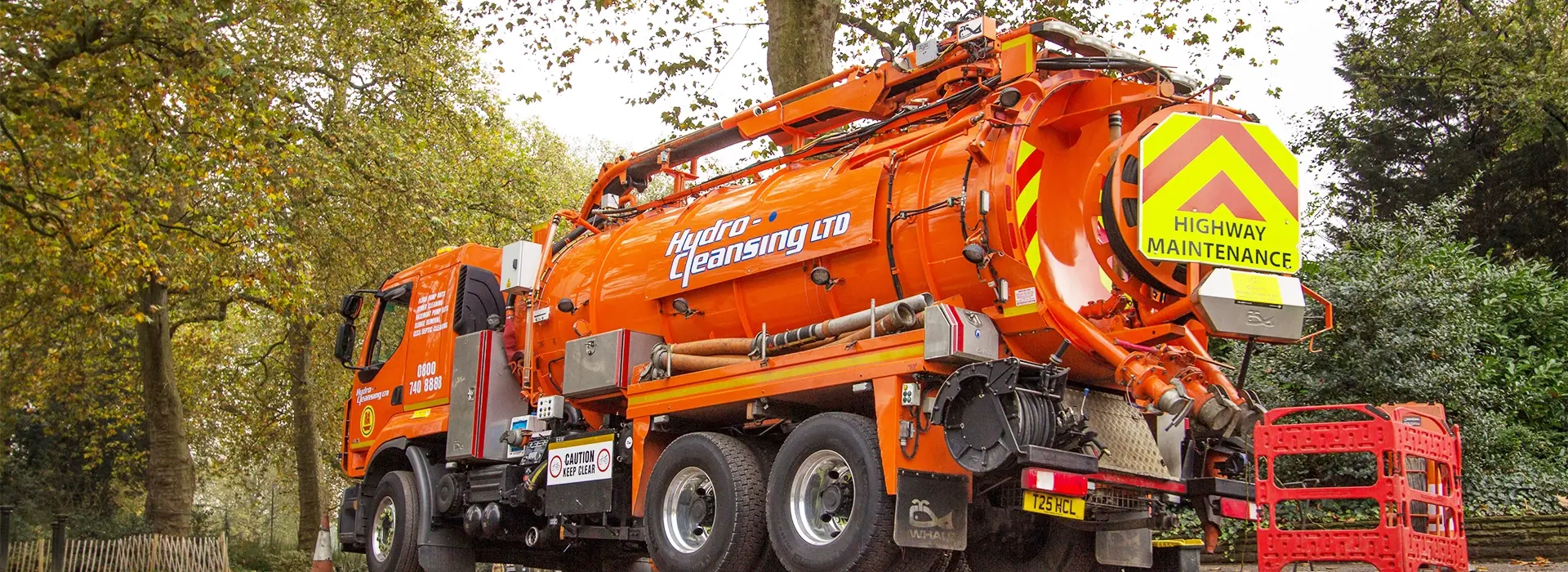 Emergency spill response vehicle deployed on site