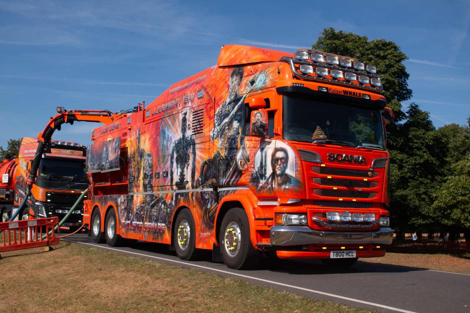 Driver securing tanker for nationwide haulage