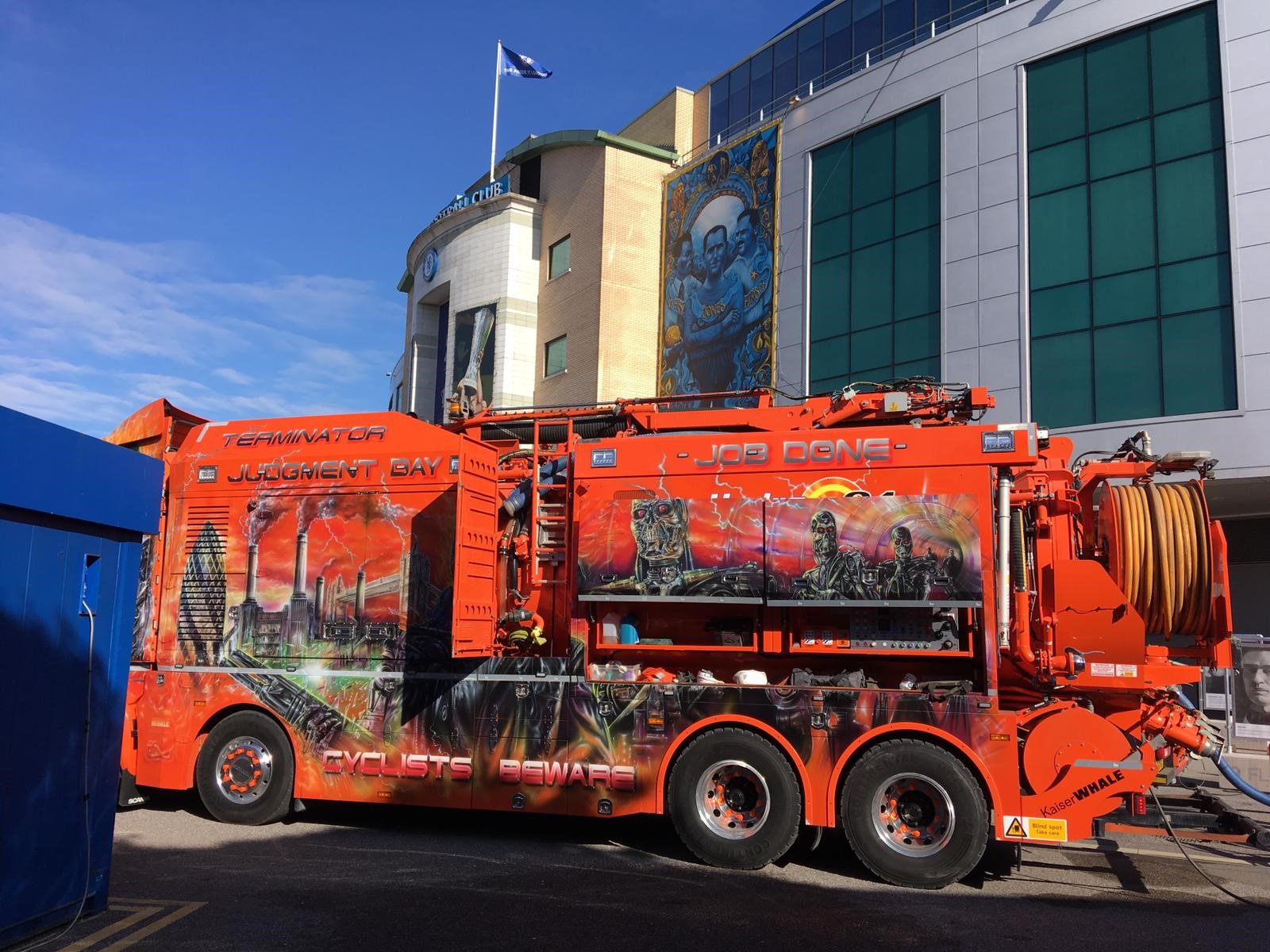 Environmental service vehicle logistics operation