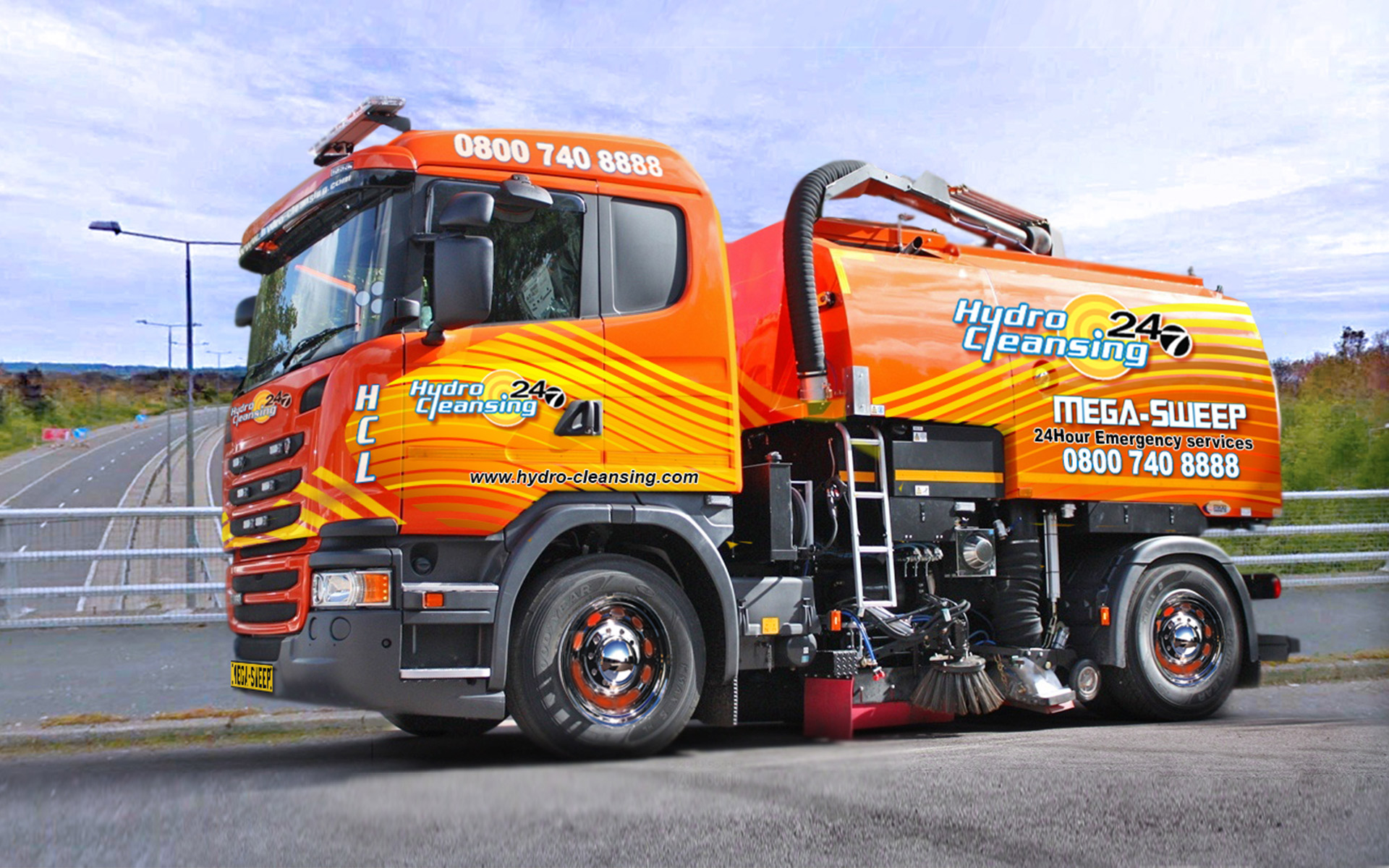 Fleet of sweepers